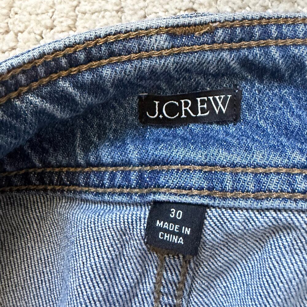 J Crew Slim-Wide Jean With Stacked Buttons Size 30 Ankle High-rise - Picture 6 of 11